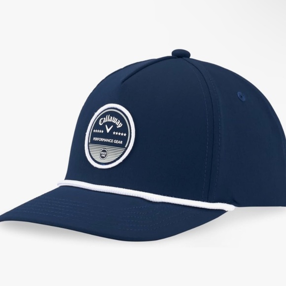 Callaway Golf Bogey Free Retro Collection Headwear NWT Rope Logo Hat In Navy OS - Picture 1 of 6